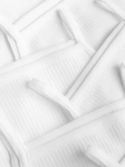 Next White 5 Pack Baby Strappy Bodysuits^BOY Unisex|Bodysuits & Vests