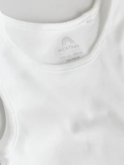 Outlet Next White 10 Pack Baby Vest Bodysuits