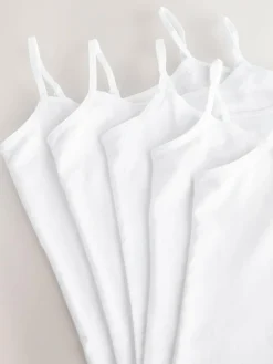 Sale Next White 5 Pack Cami Vest (1.5-16yrs)
