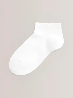 Clearance Next 7 Pack Cotton Rich Trainer Socks White