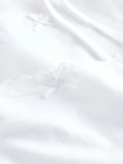 Next White 3 Pack Elastic Strappy Cami Vests (1.5-16yrs)^ Nightwear|Underwear