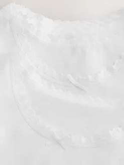 Next White 10 Pack Lace Trim Vest (1.5-16yrs)^ Tops|Multipacks