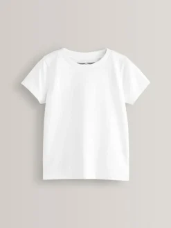 Online Next 2 Pack Short Sleeve T-Shirts (3mths-7yrs) White