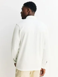 Hot Next Stripe Short Sleeve Jersey Shirt White / Sage Green