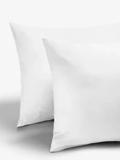 Clearance Next White 400 Thread Count Egyptian Cotton Sateen Luxury Duvet Cover and Pillowcase Set