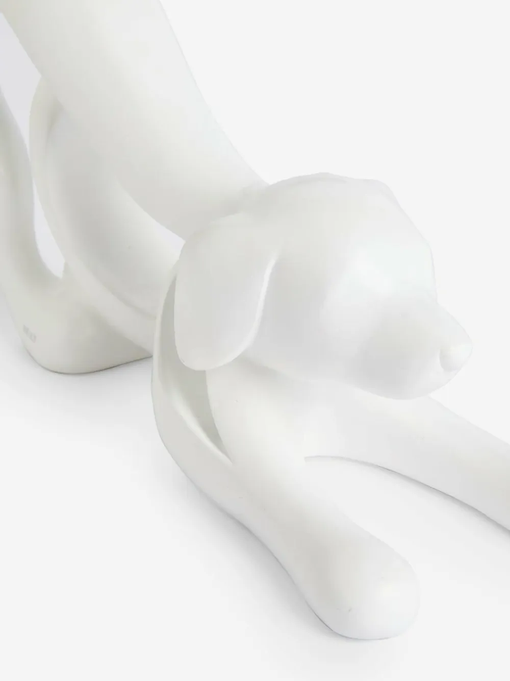 Outlet Next White Abstract Ribbon Dog Ornament