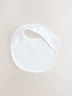 Next White Baby Bib 5 Pack^ Unisex|Bibs
