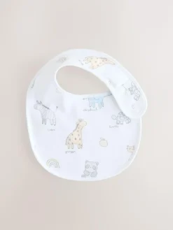 Next White Baby Bib 5 Pack^ Unisex|Bibs