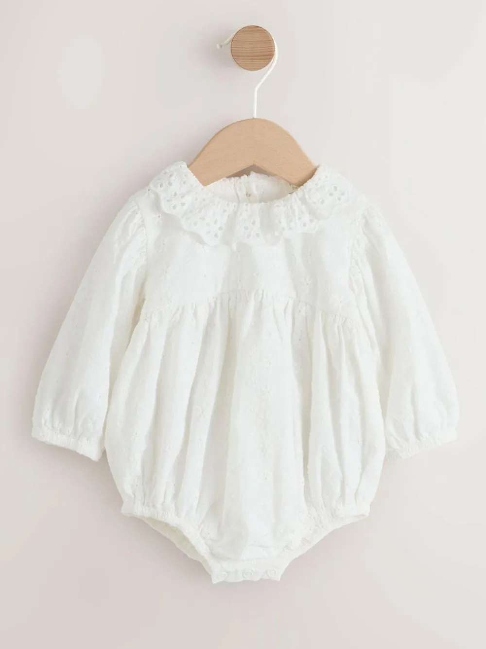 Best Next White Baby Bloomer Romper (0mths-2yrs)