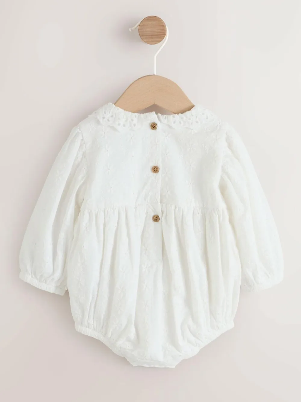 Best Next White Baby Bloomer Romper (0mths-2yrs)