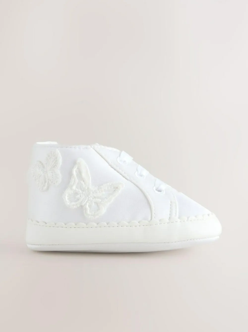 New Next Baby High Top Trainers (0-24mths) White