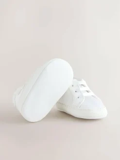 New Next Baby High Top Trainers (0-24mths) White