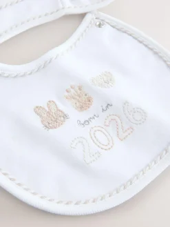 Clearance Next White Baby Sleepsuit and Hat Set (0-12mths)