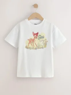 Next White Bambi Oversized Graphic T-Shirt (3-16yrs)^ T-Shirts