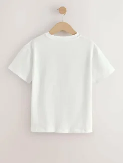 Next White Bambi Oversized Graphic T-Shirt (3-16yrs)^ T-Shirts