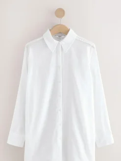 Discount Next White Beach Cover-Up Shirt