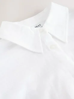 Discount Next White Beach Cover-Up Shirt