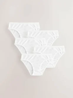 Online Next Bikini Briefs 5 Pack (5-16yrs) White