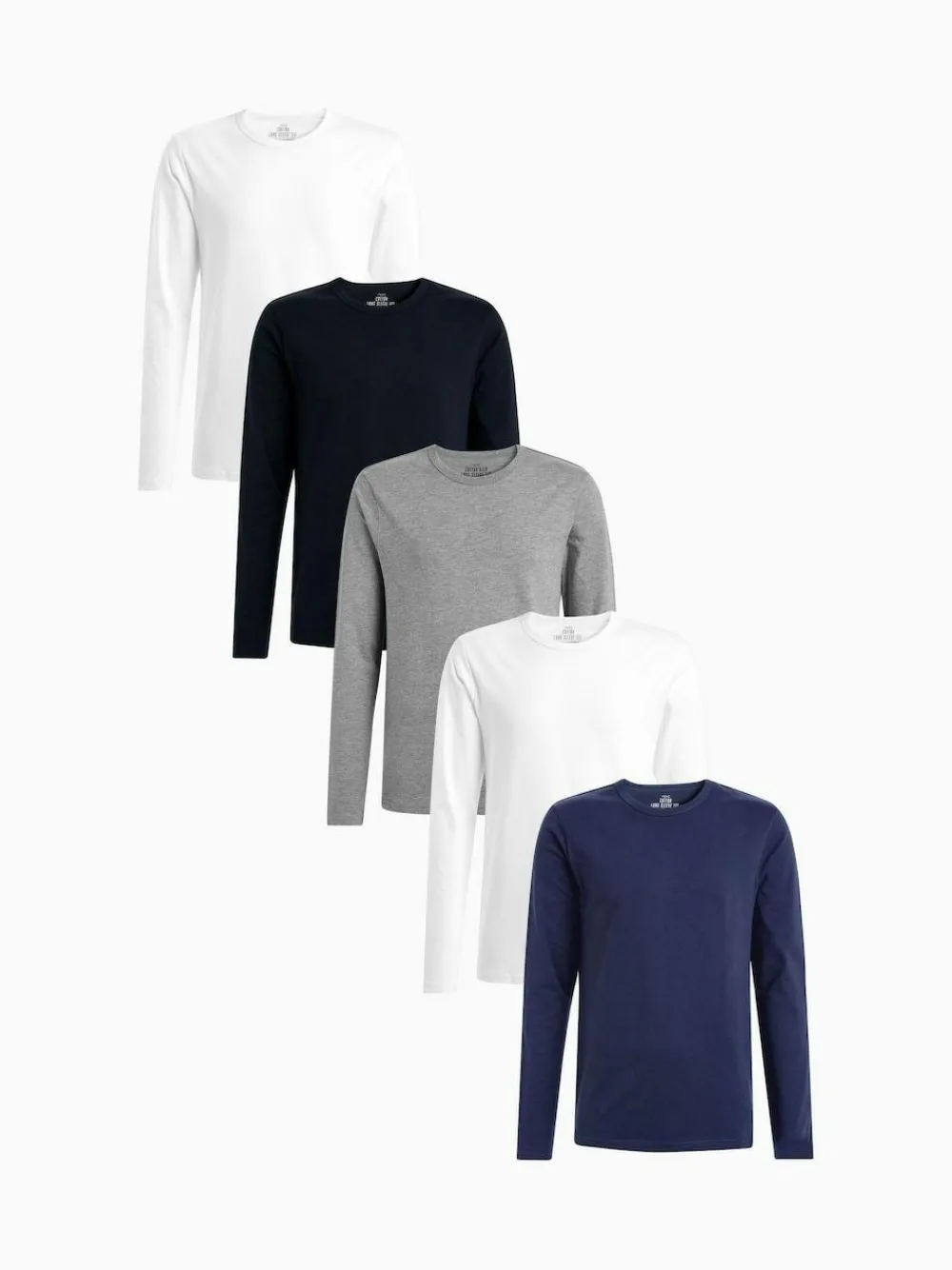 Next Long Sleeve Layering T-Shirts 5 Pack^ Nightwear|Tops & T-Shirts