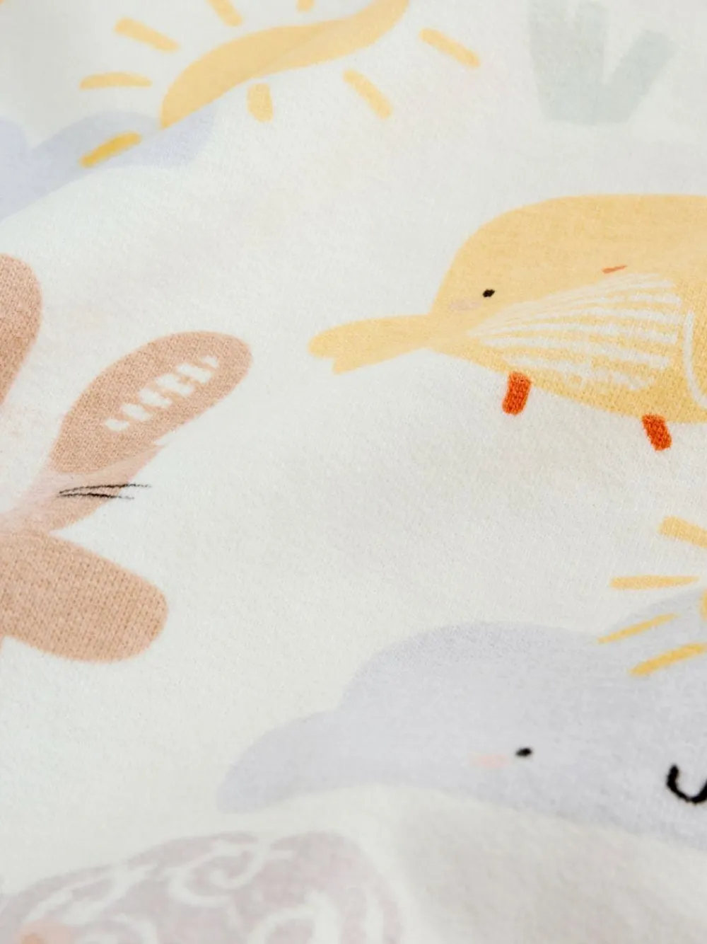 Hot Next White Bunny Character Print Easter Sweat and Leggings Baby Set (0mths-2yrs)