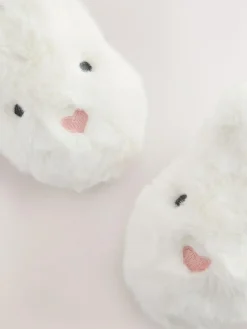 Outlet Next Character Slippers White Bunny