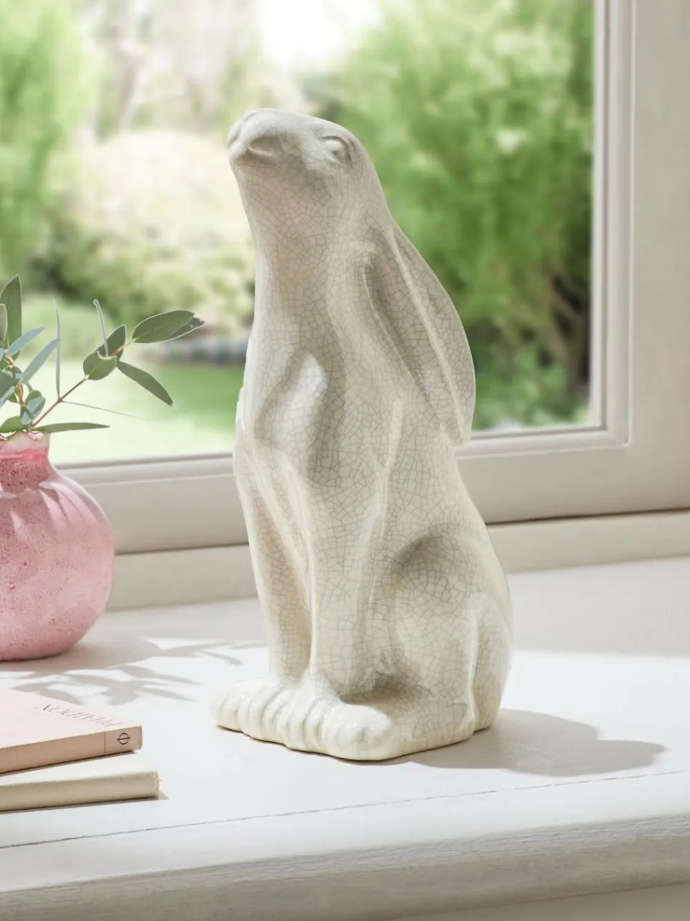 Sale Next White Ceramic Hare Ornament
