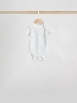 Next White Character 7 Pack Baby Short Sleeve Bodysuits^BOY Unisex|Bodysuits & Vests