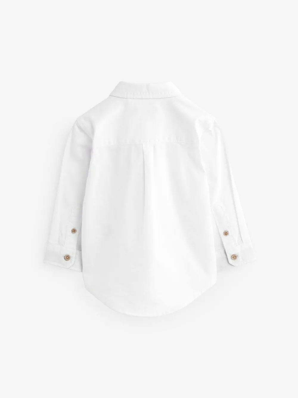 Outlet Next White Character Long Sleeve Long Sleeve Oxford Shirt (3mths-7yrs)