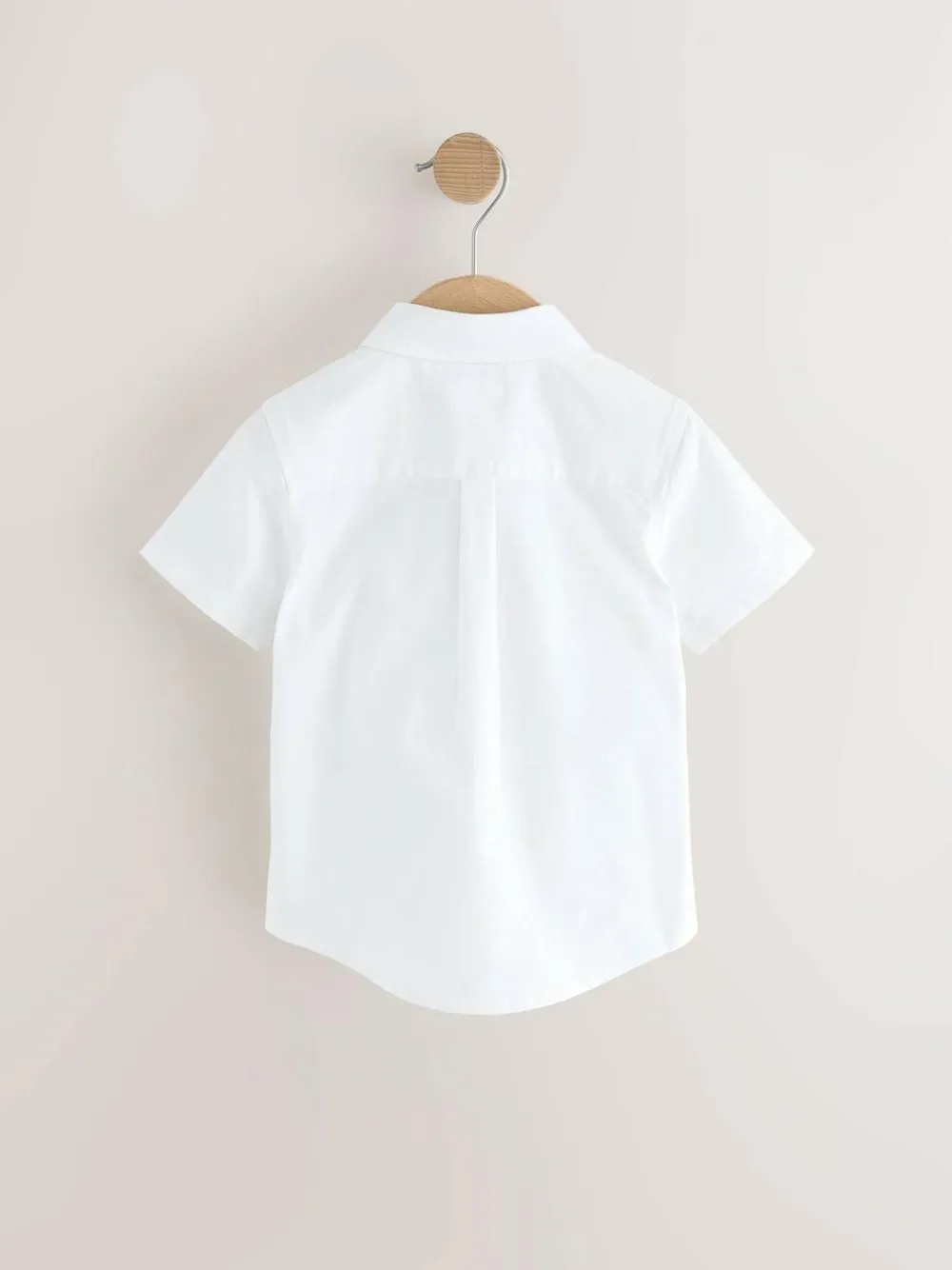 Next Short Sleeve Long Sleeve Oxford Shirt (3mths-7yrs) White Character