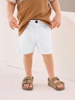 Online Next White Chino Shorts (3mths-7yrs)