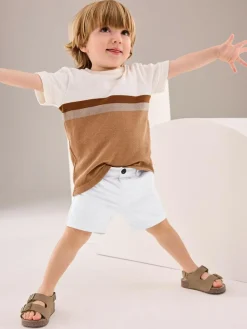 Online Next White Chino Shorts (3mths-7yrs)