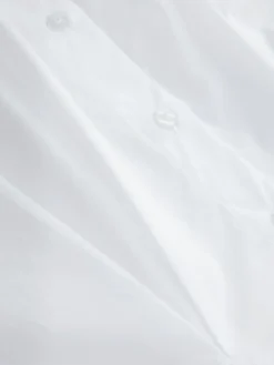 Next Cinched Waist Fitted Shirt White