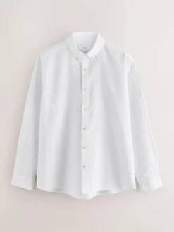 Next Cotton Linen Blend Long Sleeve Shirt^ Shirts