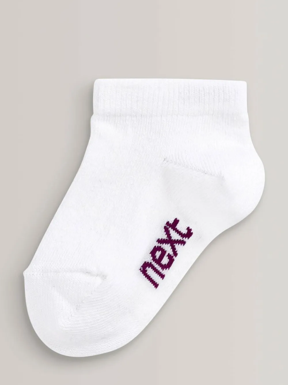 Best Next White Cotton Rich Trainer Socks 7 Pack