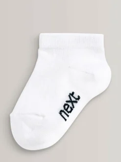 Best Next White Cotton Rich Trainer Socks 7 Pack