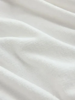 Next White Cotton Towelling Dressing Gown^ Bathrobe