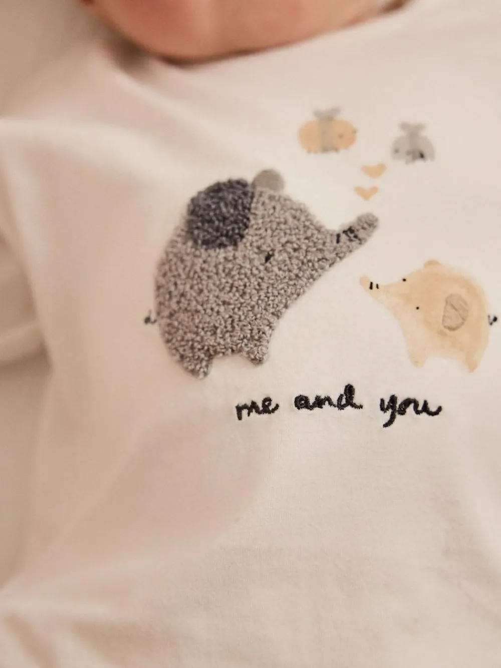 Next White Delicate Safari Top and Leggings Baby Set (0mths-2yrs)^BOY Baby Winter Clothing|Sets & Outfits