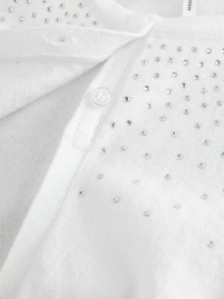 Online Next White Diamante Occasion Shrug (3-16yrs)