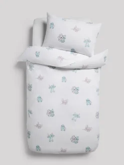 Next White Disney Lilo and Stitch 100% Cotton Duvet Cover and Pillowcase Set^ Childrens Bedding