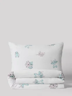 Next White Disney Lilo and Stitch 100% Cotton Duvet Cover and Pillowcase Set^ Childrens Bedding