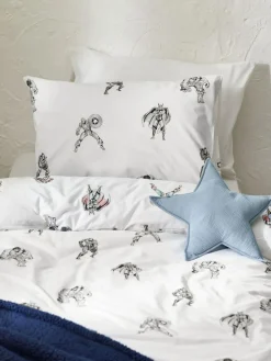 Next White Disney Marvel Avengers 100% Cotton Duvet Cover and Pillowcase Set