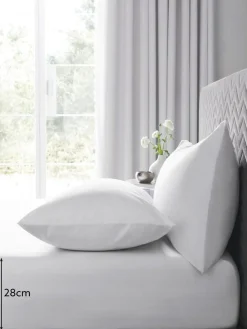 Best Next White Easy Care Polycotton Fitted Sheet