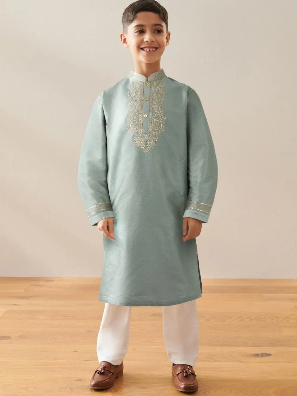 Hot Next White EID Kurta Trousers (3mths-16yrs)