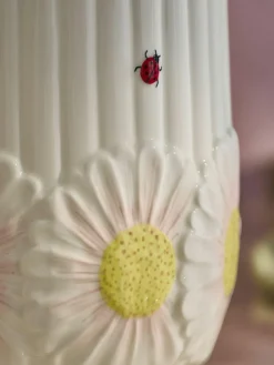 Next White Floral Ceramic Bread Bin^ Storage & Organisation