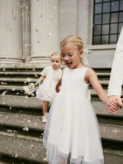 Next Flower Girl Bow Dress (3mths-16yrs)^ Baby Girls|Baby Girls