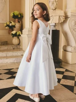 Next White Flower Girl Bow Dress (6-13yrs)^ Occasionwear