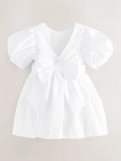 Next Flower Girl Taffeta Bow Dress (3mths-8yrs)^ Occasionwear