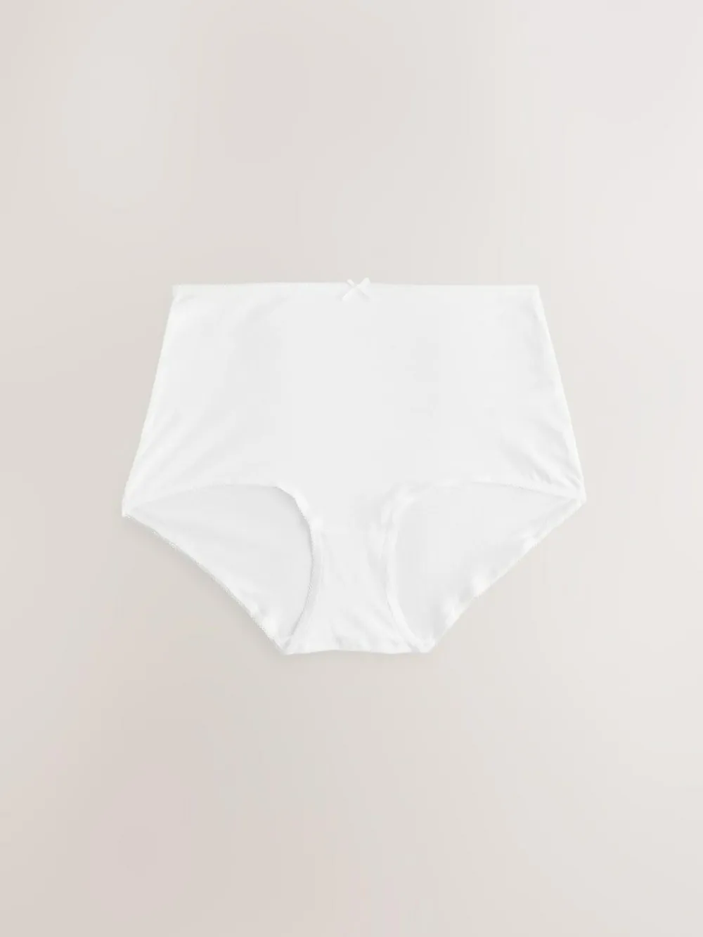 New Next White Full Brief Cotton Rich Knickers 5 Pack