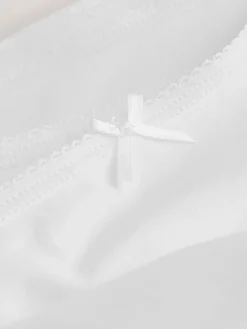 New Next White Full Brief Cotton Rich Knickers 5 Pack