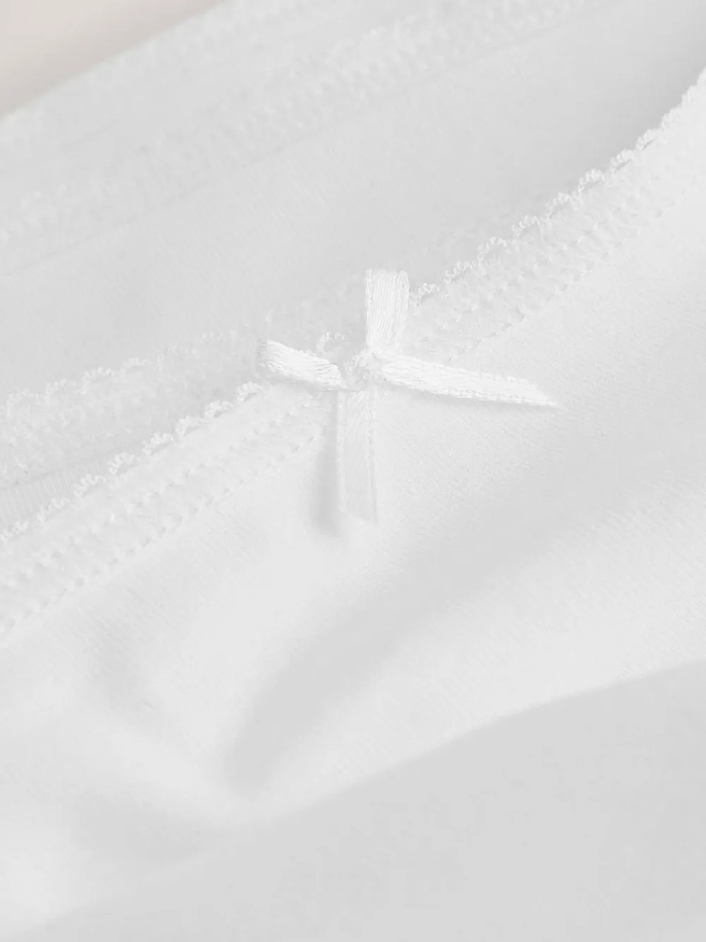 New Next White Full Brief Cotton Rich Knickers 5 Pack